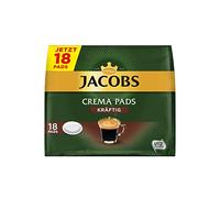 Jacobs Set di 5 confezioni da 18 cialde di caffè Crema Potente compatibili Senseo