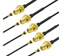 JacobsParts Cavo UFL IPX da 1,13 mm Mini PCI per antenna WiFi, 15,2 cm, da U.FL/IPX a SMA femmina, confezione da 5