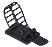 Jacobsparts V3 riutilizzabile adesivo cavo cinghie con opzionale montaggio a vite, resistente, confezione da 10 (nero)