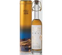 Jacopo Poli Grappa Sarpa Oro"baby" in confezione regalo rame 100ml