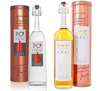 Jacopo Poli Secca (Merlot) Astucciata - 700 ml & Brandy Italiano Astucciato - 70