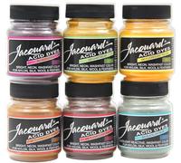 Jacquard Acid Dye - Set di 6 colori al neon - Peso netto di ogni colore, per lana, seta, piume e nylon, colori brillanti, altamente concentrati