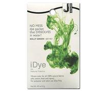 Jacquard 100% Tessuto Naturale iDye, Verde Kelly Tintura, Pizzo Poliestere Spandex Cotone Nylon Faux Mesh Vinyl Leather Silk