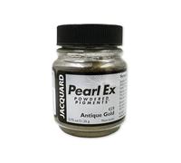 Jacquard Pearl Ex Pigmento in polvere, versatile polvere di mica metallizzata per arte in resina epossidica, colorante con argilla polimerica, progetti di inchiostro per calligrafia, oro antico, 21 g