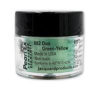 Jacquard Pearl Ex Powdered Pigment 3g-Duo Green Yellow