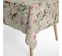 Jacquard Tovaglia Rivestita Cotone ANNA LINUM Colibrì Fiori