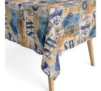 Jacquard Tovaglia Rivestita Cotone BELLE MARE Martim Angolare Rotondo Ovale