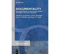Jacqueline Arthur-Montagne Documentality (Copertina rigida)