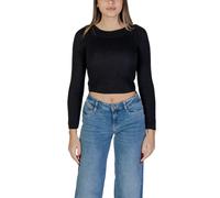 Jacqueline De Yong Black Marabou Sweatshirt - IT42|M