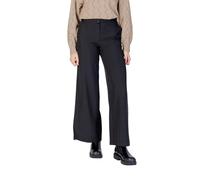 Jacqueline De Yong Black Polyester Flared Pants - L/32