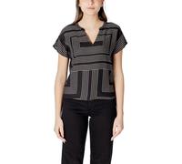 Jacqueline De Yong Black Viscose T-Shirt - IT42|M