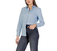 Jacqueline De Yong Blue Cotton Blouse - IT42|M