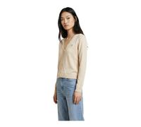 JACQUELINE de YONG - Cardigan Abbottonato a Maniche Lunghe e Scollo Rotondo - - Knitwear - Donna - Beige - L