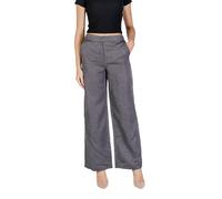 Jacqueline De Yong Gray Polyester Casual Pants - M/32