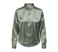 JACQUELINE de YONG Jdyfifi L/S Shirt Wvn Noos Camicia, Spruzzo di Mare, 42 IT Donna