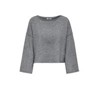 JACQUELINE de YONG Jdyrue Life L/S Boat Neck Pull Knt Noos Pullover, Melange Grigio Medio, M Donna