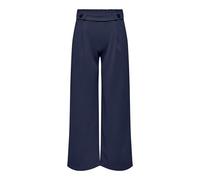 JDY Pantaloni con pieghe 'Geggo' blu scuro, Taglia 44