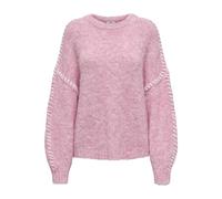 JDY Pullover 'JDYZoey' prugna / bianco Donna JDY M