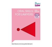 Jacqueline Kempton Kevin Browne SQE2 Oral Skills for Lawyers 5e (Tascabile)
