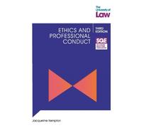 Jacqueline Kempton SQE - Ethics and Professional Conduct 3e (Tascabile) SQE1