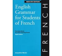 Jacqueline Morton English Grammar for Students of French (Tascabile)