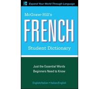 Jacqueline Winders McGraw-Hill's French Student Dictionary (Tascabile)