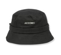 Jacquemus, ,Accessories ,Donna ,Nero ,58 CM The Gadjo Bucket Hat