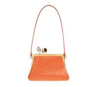 Jacquemus, ,Bags ,Donna ,Arancione ,ONE SIZE Le Berlingot Pochette a Mano Piccola in Pelle