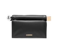 Jacquemus, ,Bags ,Donna ,Nero ,ONE SIZE La Pochette Rond Carré