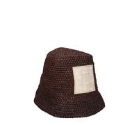 Jacquemus Brown Raffia Bucket Hat - 56 cm|XS