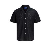 Jacquemus Camicia manica corta uomo con motivo geometrico e bottoni