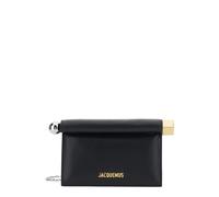 Jacquemus - La Petite Pochette Rond Carré - - Bags - Donna - Nero - ONE SIZE