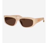 JACQUEMUS Les lunettes Pilota Light Beige