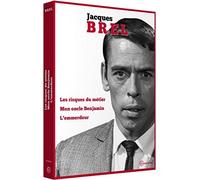 Jacques Brel Coffret 3 films DVD - LES RISQUES DU METIER / MON ONCLE BENJAMIN / L'EMMERDEUR