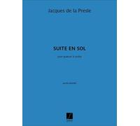 Jacques de la Presle-Suite En Sol 2 Violons Alto Et Vlc Materiel