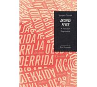 Jacques Derrida Archive Fever (Tascabile) Religion and Postmodernism Series