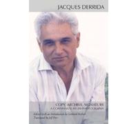 Jacques Derrida Copy, Archive, Signature (Tascabile)