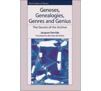 Jacques Derrida Geneses, Genealogies, Genres and Genius (Copertina rigida)