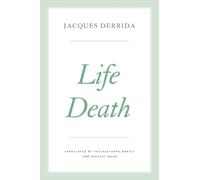 Jacques Derrida Life Death (Copertina rigida) Seminars of Jacques Derrida