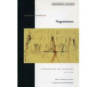 Jacques Derrida Negotiations (Copertina rigida) Cultural Memory in the Present