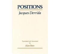 Jacques Derrida Positions (Tascabile)