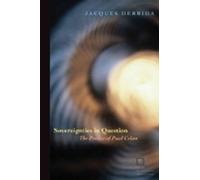Jacques Derrida Sovereignties in Question (Copertina rigida)