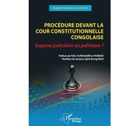 Jacques Djoli Eseng 'Ekeli Eugène Procédure devant la cour constitu (Tascabile)