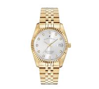 Jacques du Manoir - Inspiration - NRO.11 - Dameshorloge - Goud - Swiss Made - RVS - 36 MM