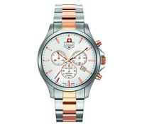 Jacques Du Manoir JDM-WG002-02 - Orologio da polso, colore: argento + oro rosa, argento + oro rosa, Bracciale