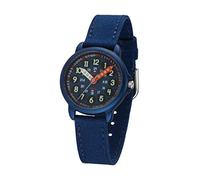 JACQUES FAREL ORGT 1115 - Orologio da polso per bambini, analogico, al quarzo, con cinturino in tessuto biologico, colore: blu scuro, Blu, cinghia