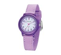 JACQUES FAREL ORSO 3110 - Orologio da polso per bambini, analogico, al quarzo, con cinturino in tessuto biologico, viola, compatibile con ORSO 3110, Lilla, Classico