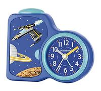 JACQUES FAREL Sveglia per bambini con spazio blu senza ticchettio, con luce e snooze ACB 08SPA