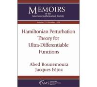 Jacques Fejoz A Hamiltonian Perturbation Theory for Ultra-Differenti (Tascabile)