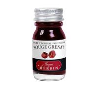Jacques Herbin 11529T - Inchiostro per penna stilografica e roller, prodotto senza packaging, 10 ml, Rosso (Granato)